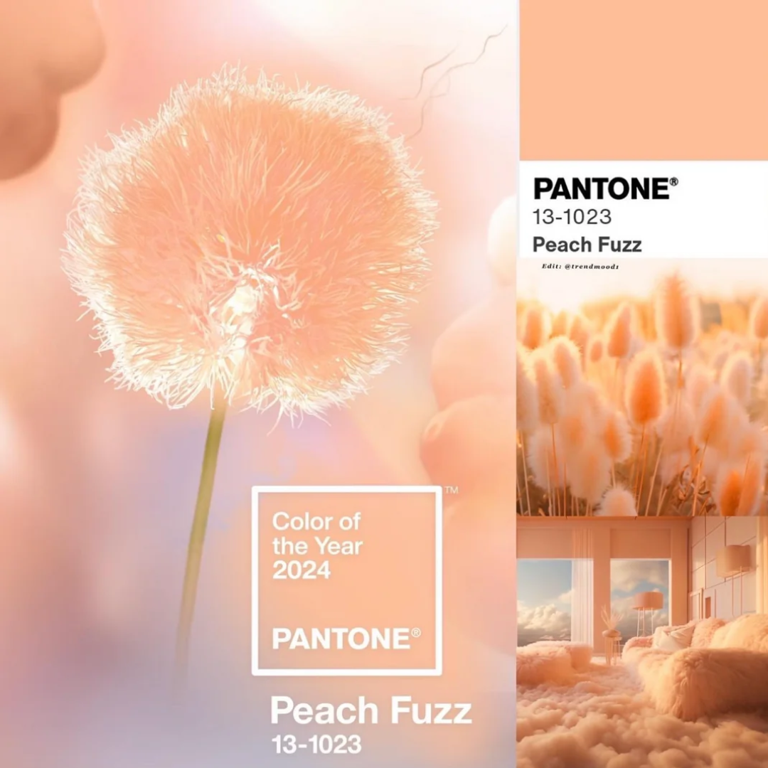 PEACH FUZZ: COLOUR OF THE YEAR.
