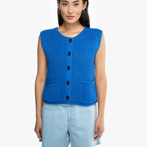 Blaue Kollektion.
