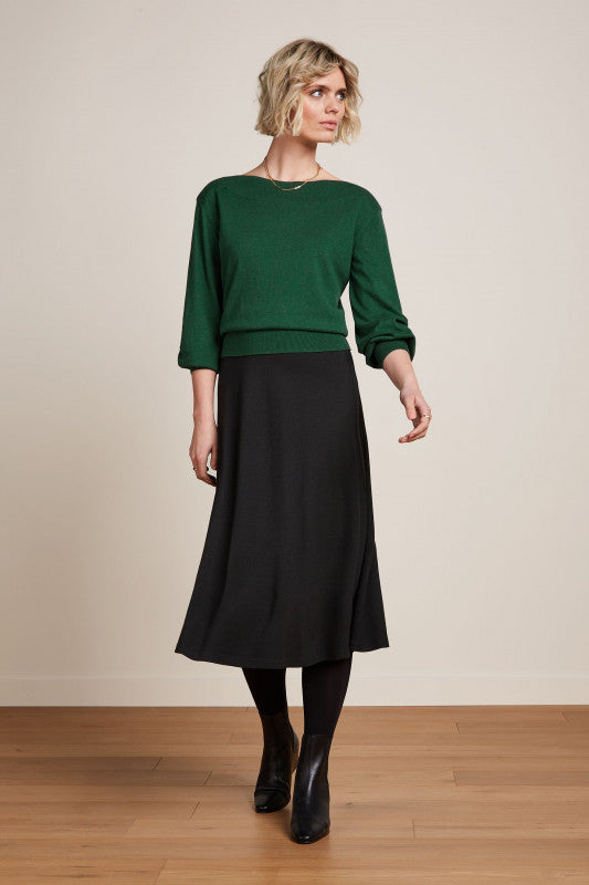 Milano Crepe Juno Midi Skirt  | Jupes