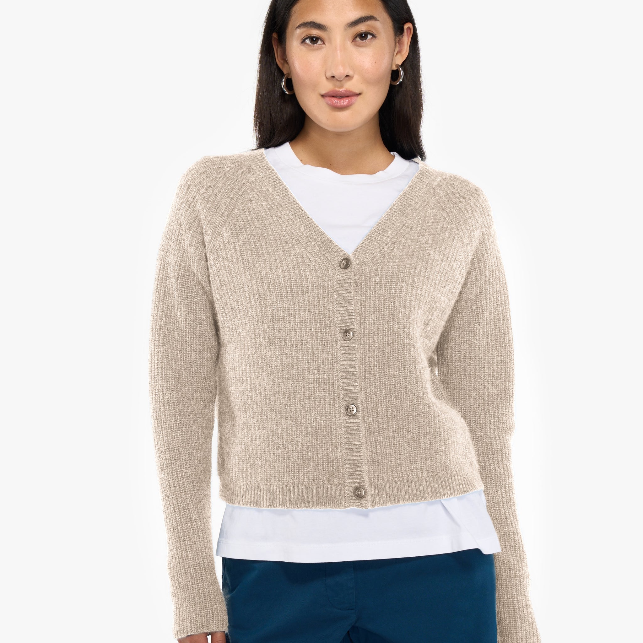 Anna | Strickjacke | Seide, Cashmere