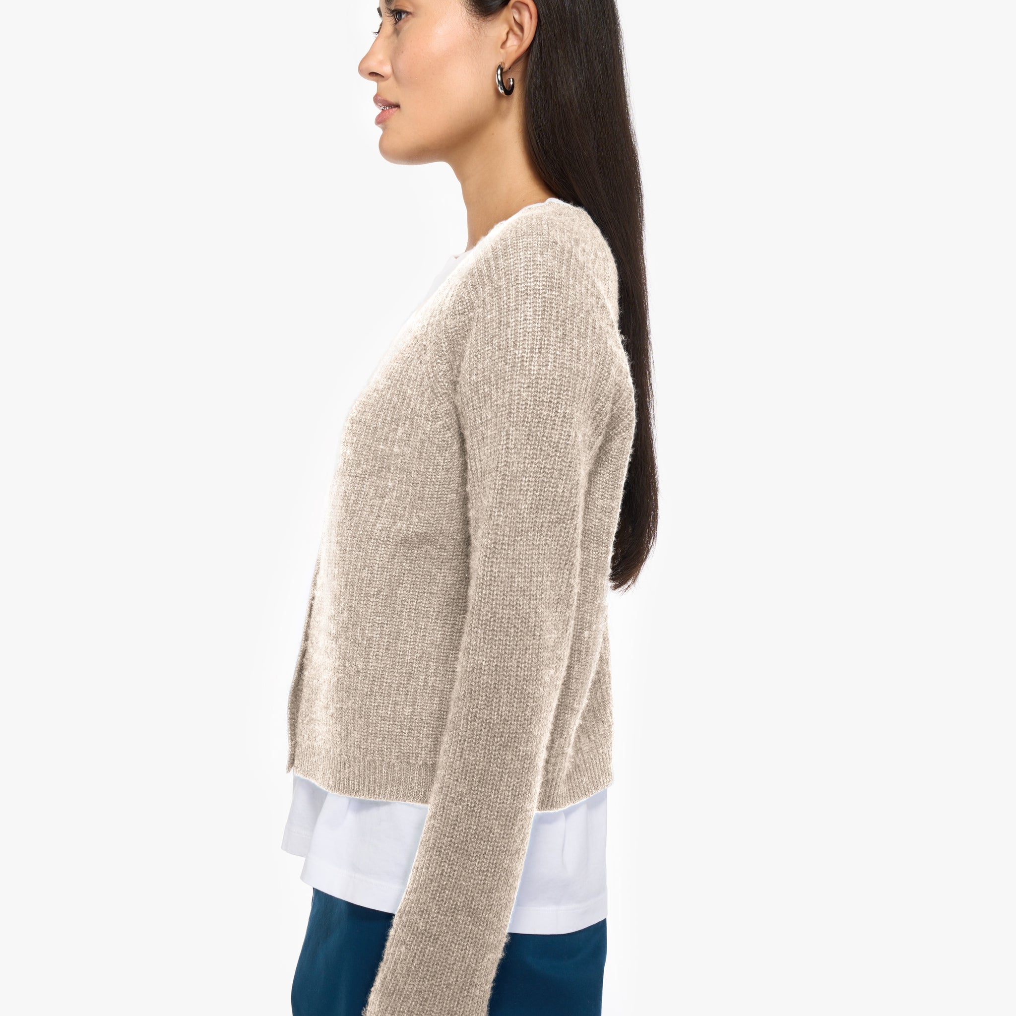 Anna | Strickjacke | Seide, Cashmere