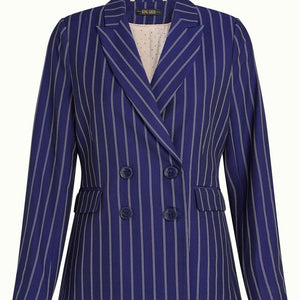 Tina Blazer Pinstripe | Jacke