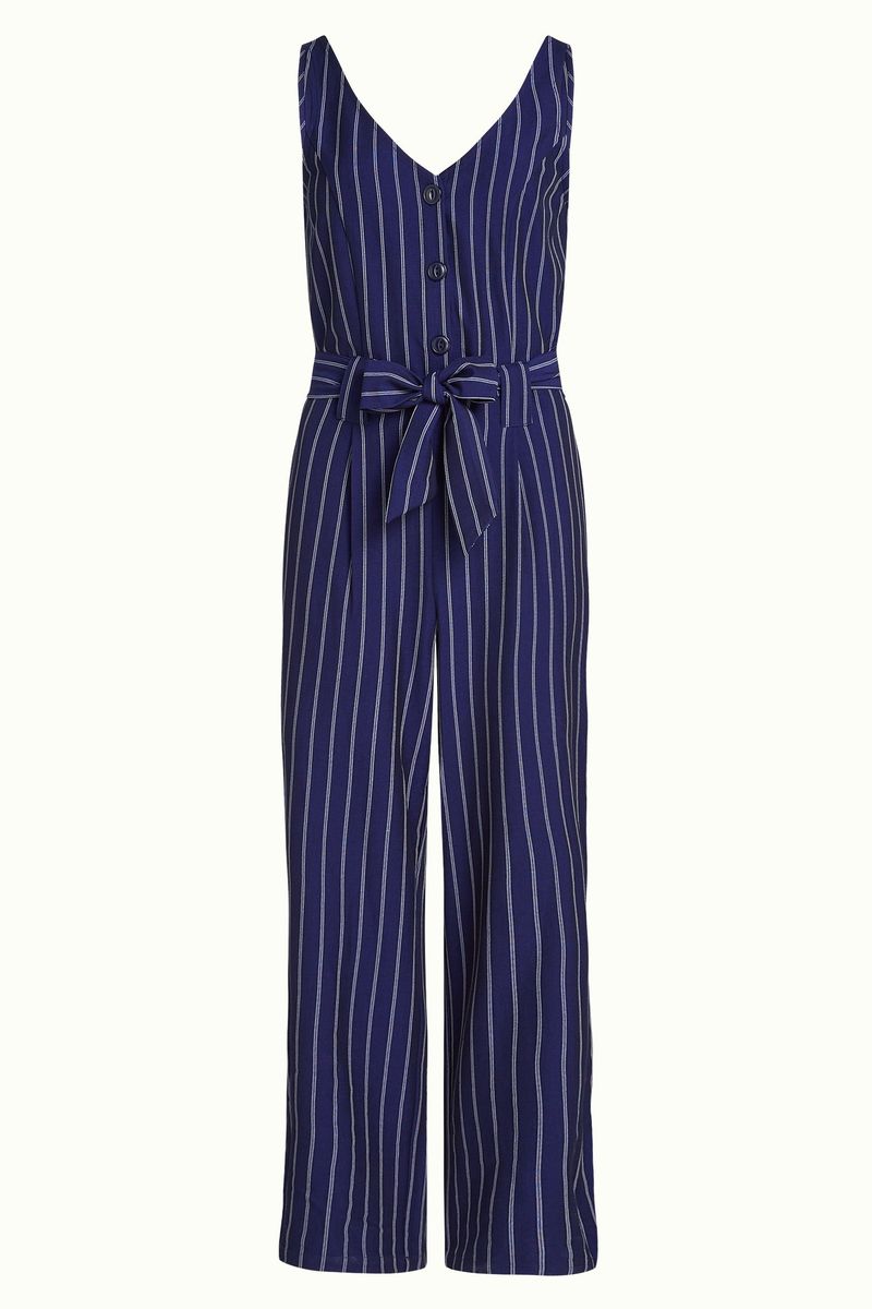 Fiona Jumpsuit Pinstripe | Kleid