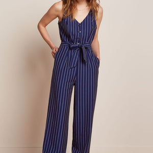 Fiona Jumpsuit Pinstripe | Kleid