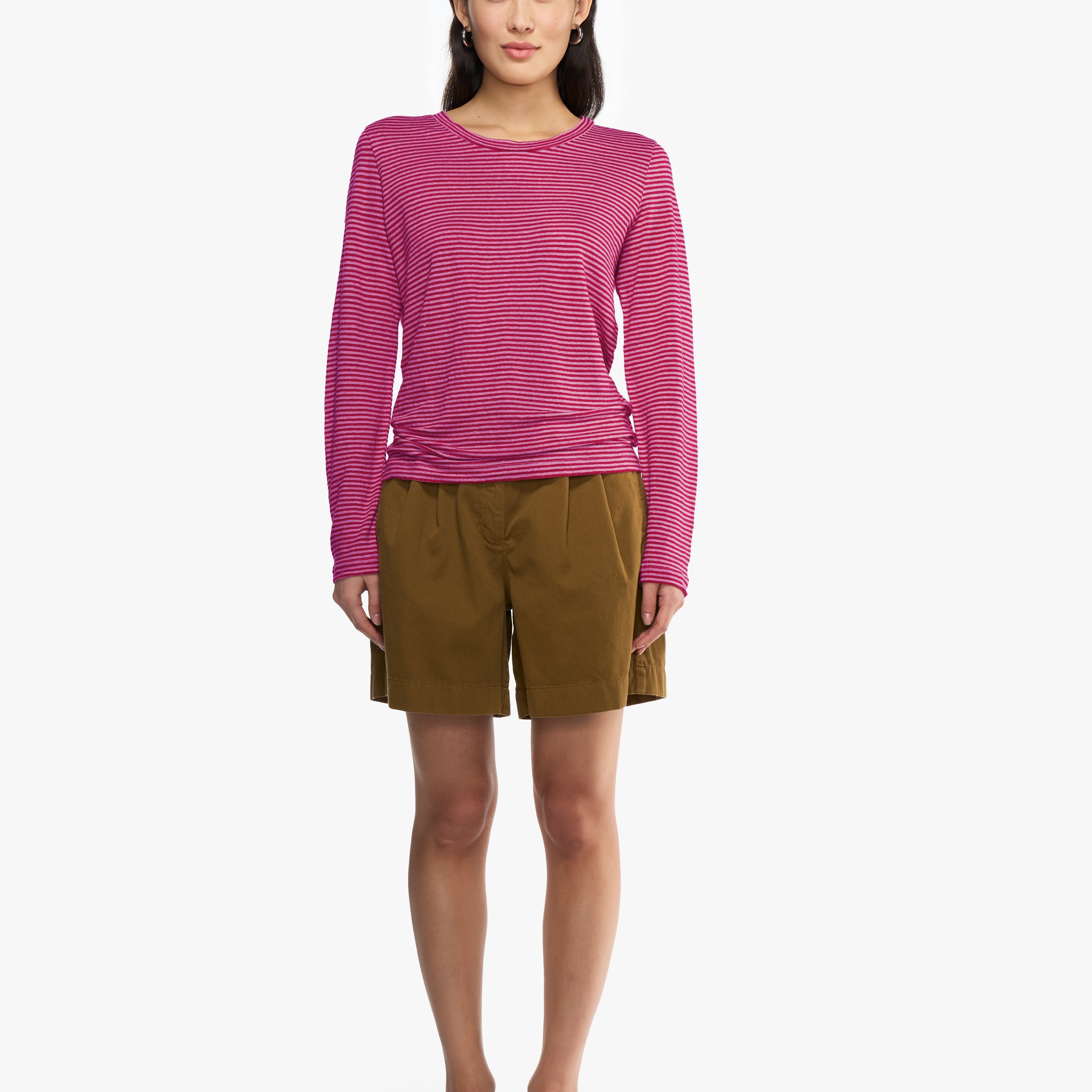 Mirjam stripe | Shirt | Leinen