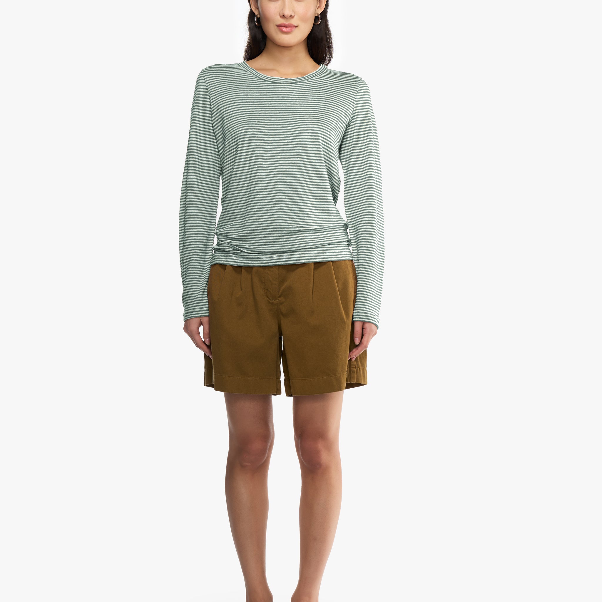 Mirjam stripe | Shirt | Leinen