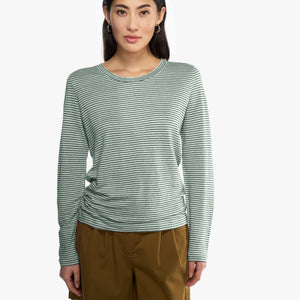 Mirjam stripe | Shirt | Leinen