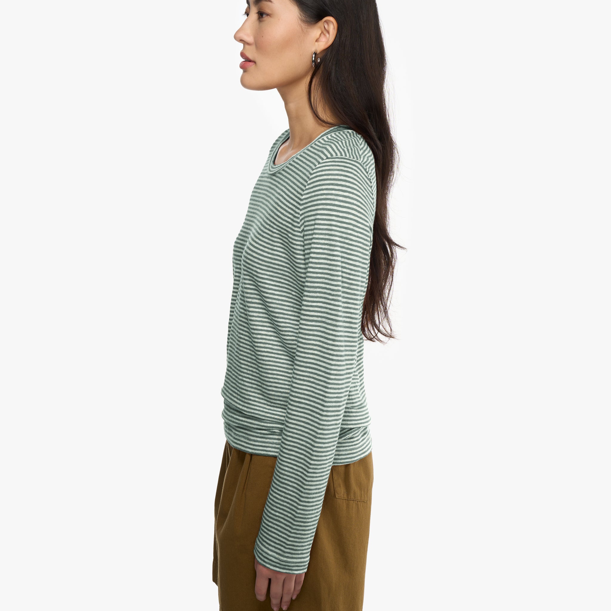 Mirjam stripe | Shirt | Leinen