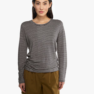 Mirjam stripe | Shirt | Leinen