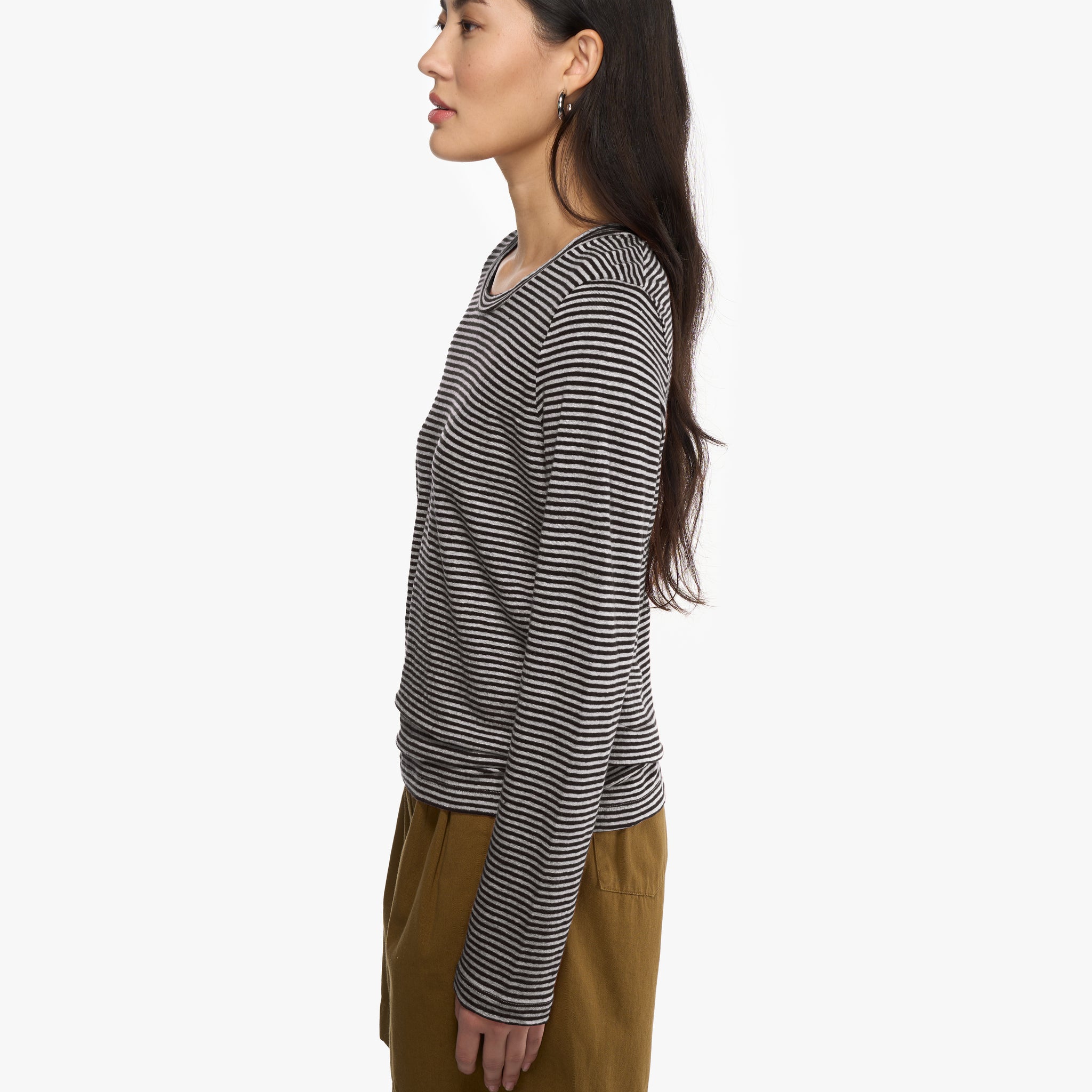 Mirjam stripe | Shirt | Leinen