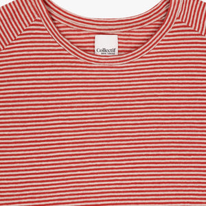 Sadie stripe | T-Shirt | Leinen