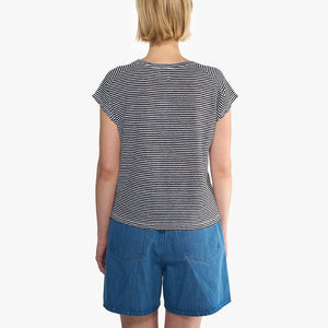 Sadie stripe | T-Shirt | Leinen