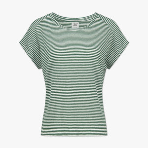Sadie stripe | T-Shirt | Leinen
