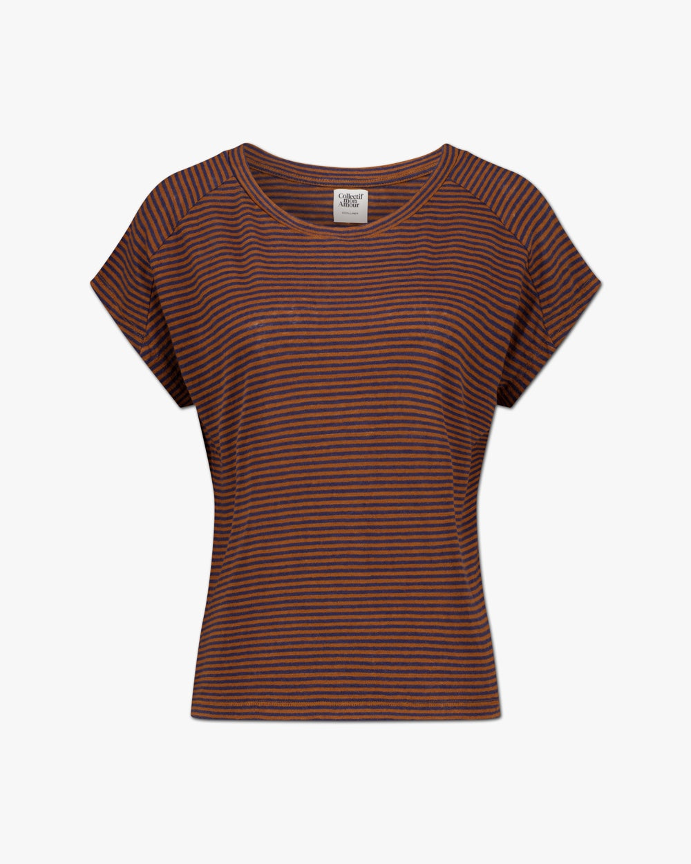 Sadie stripe | T-Shirt | Leinen