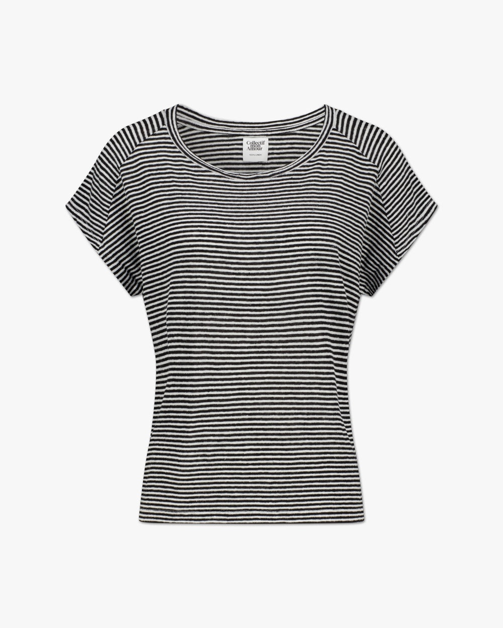 Sadie stripe | T-Shirt | Leinen
