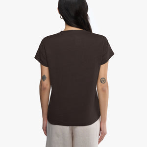 Elva solid | T-Shirt | Leinen