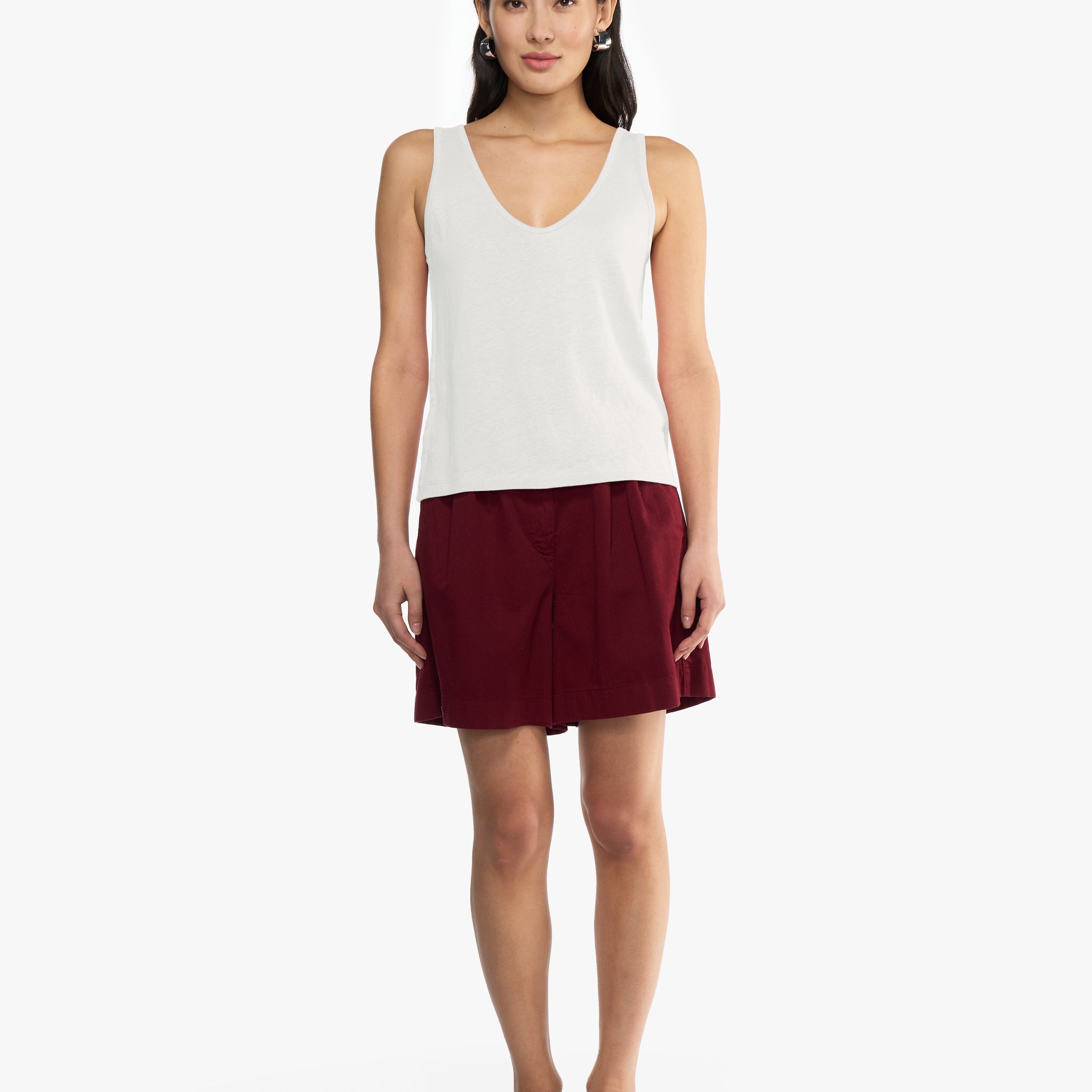 Nicole solid | Top | Leinen