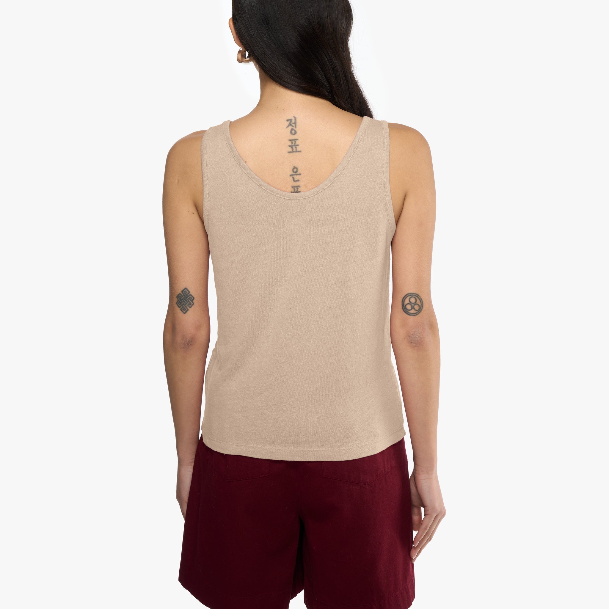 Nicole solid | Top | Leinen
