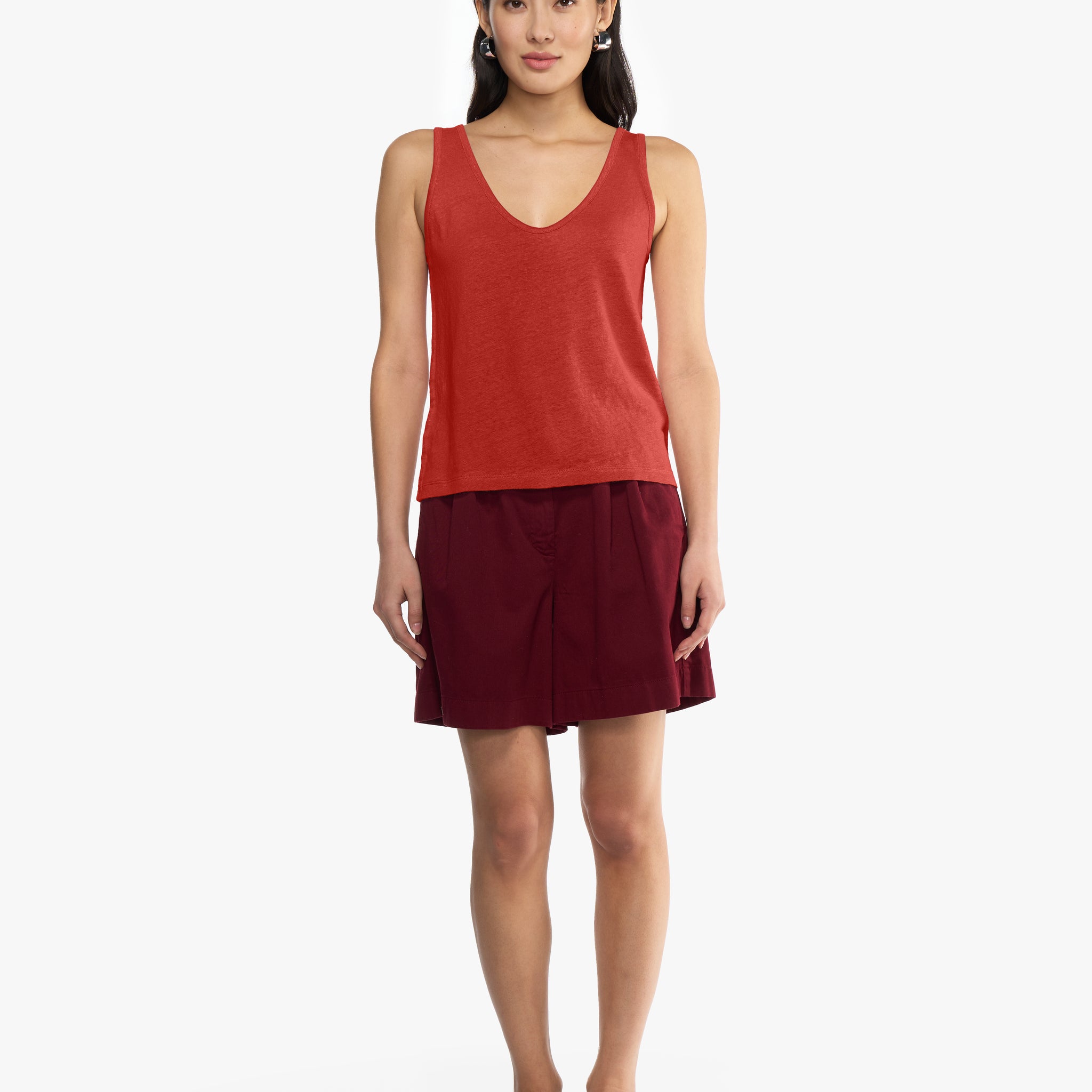 Nicole solid | Top | Leinen