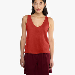 Nicole solid | Top | Leinen