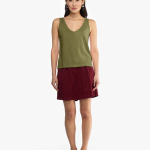 Nicole solid | Top | Leinen