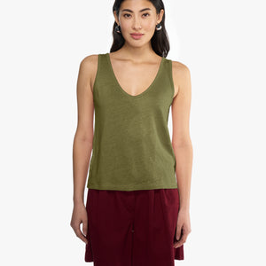 Nicole solid | Top | Leinen