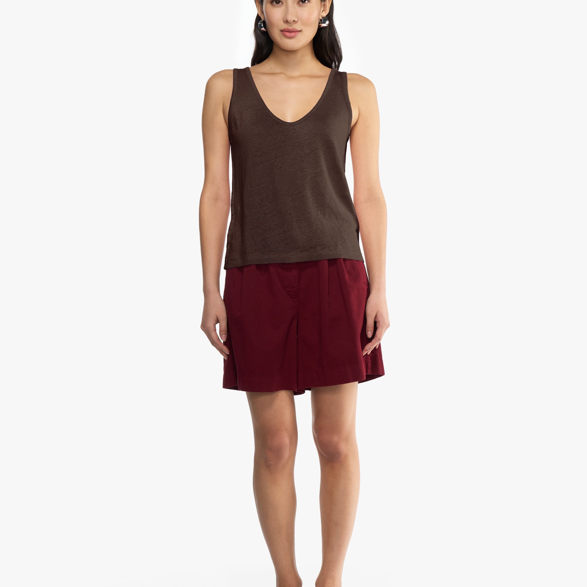Nicole solid | Top | Leinen