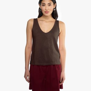 Nicole solid | Top | Leinen