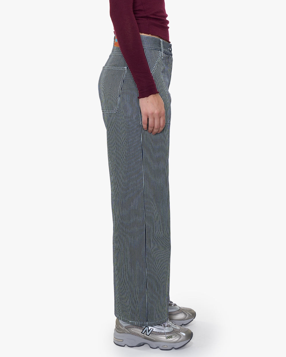 Lettie stripes | Hose | Denim